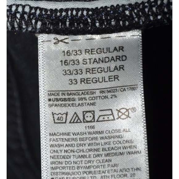 NWT Gap Denim High Rise Straight Stretch Dark Wash Jeans Size 16 33R - Picture 10 of 11